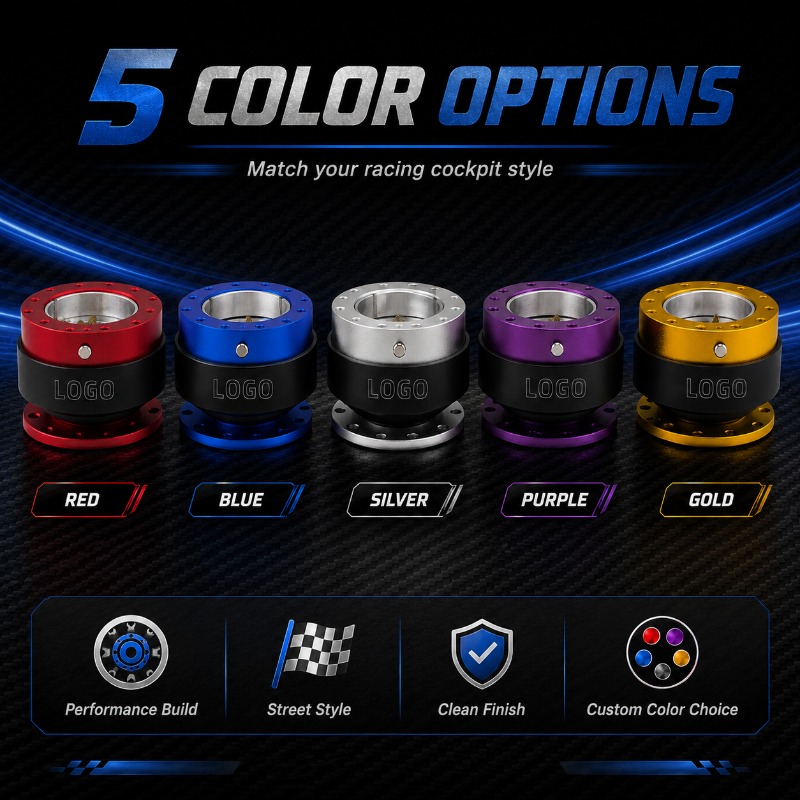 Racing Wheel Quick Release Hub 70Mm - Universal Racing Steering Wheel Quick Release