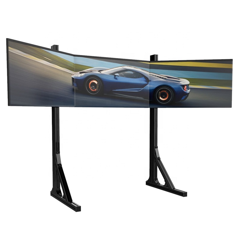 Triple Monitor Stand Sim Racing - Single Monitor Mount Vesa Panel Screen