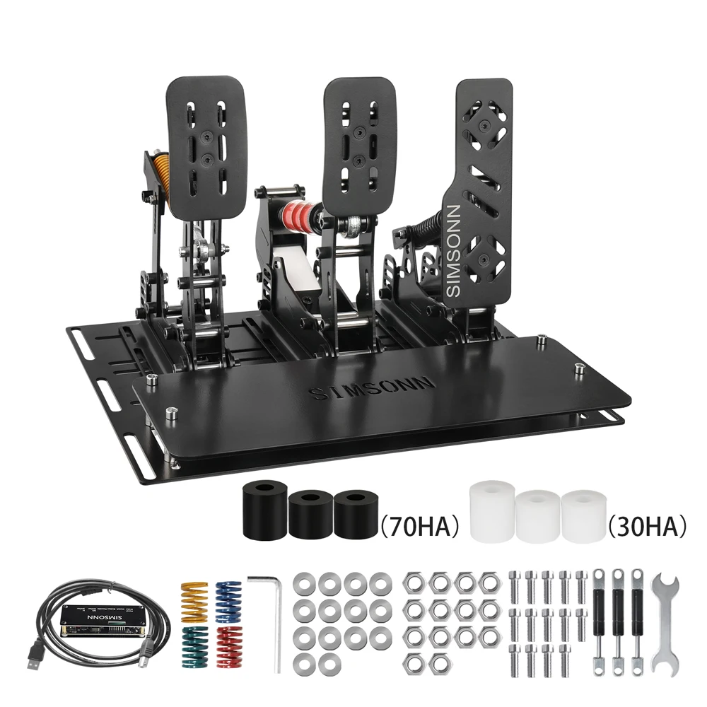 Sim Racing Pedals Load Cell Hydraulic - Pedals Sim Racing Pedals PC Racing