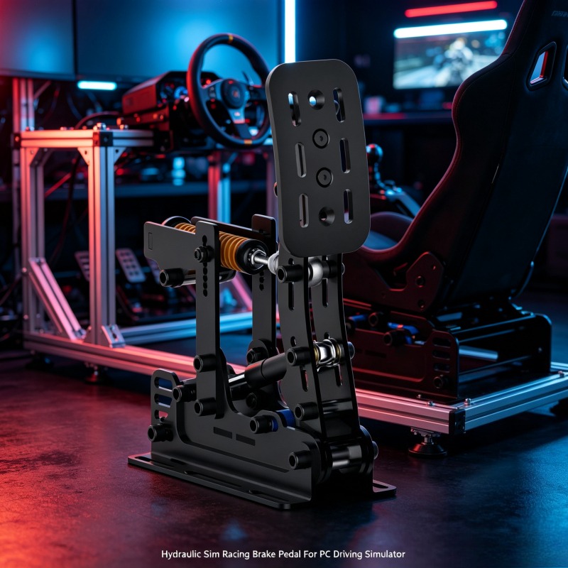 Sim Racing Pedals Load Cell Hydraulic - Sim Racing Hydraulic Pedals HE With