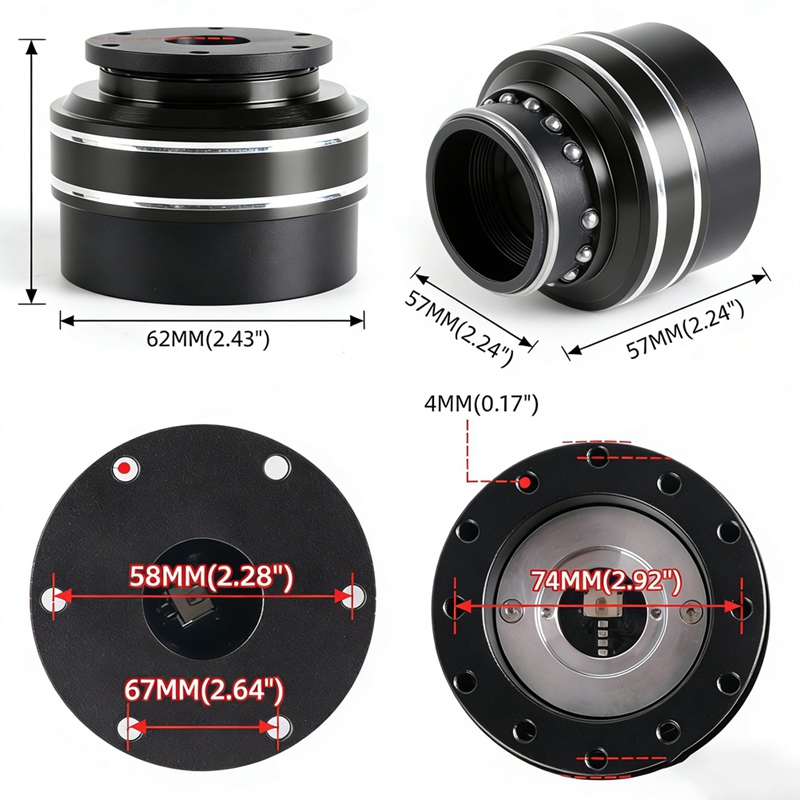 Racing Wheel Quick Release Hub 70Mm - Super Sale 6 Hole Racing Simulator