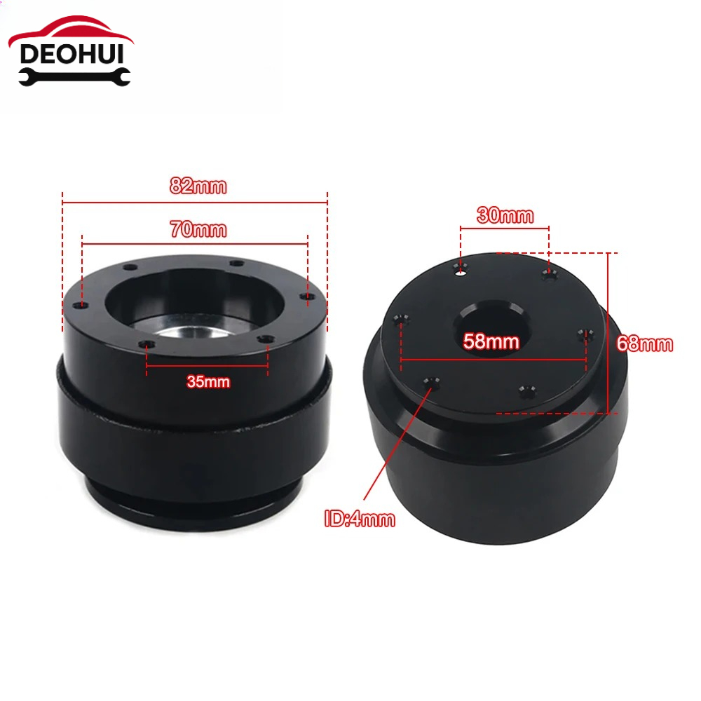 CSDOH 70mm 6 Hole Racing Simul - Racing Wheel Quick Release Hub 70Mm 评论和价格