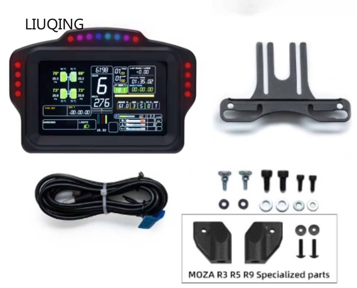 Racing Dashboard DV480 Dashboa - Sim Racing Dashboard Screen Display 评论和价格