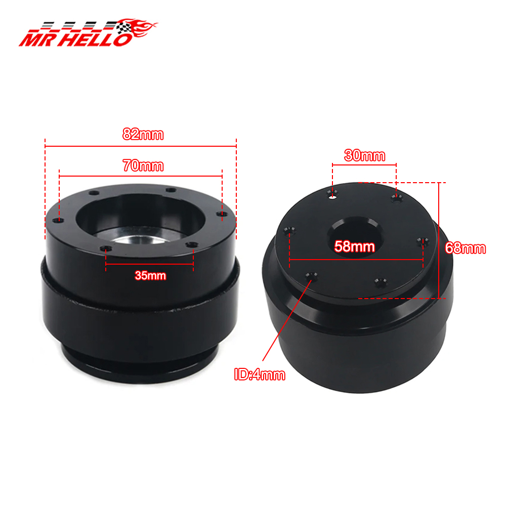 70mm 6 Hole Racing Simulator G - Racing Wheel Quick Release Hub 70Mm 评论和价格