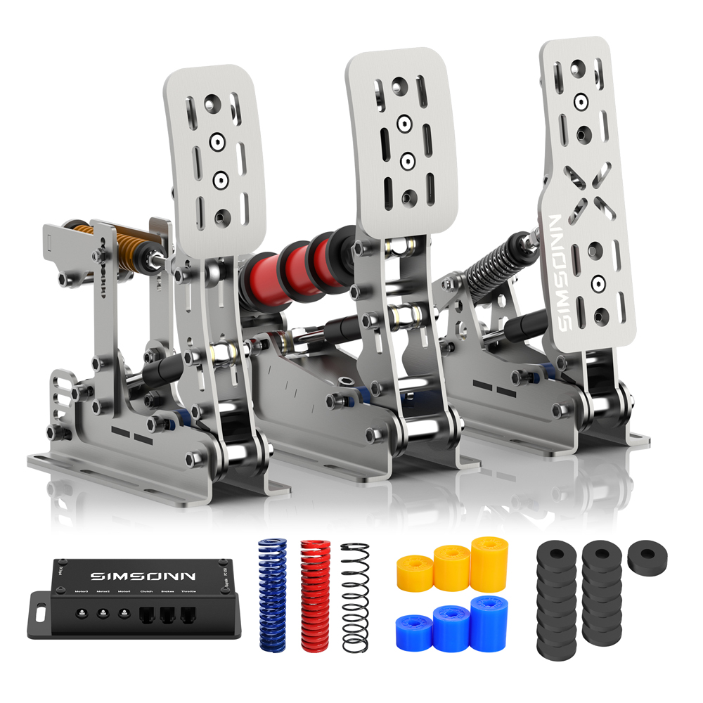 Sliver Plus X P2 P3 Simracing  - Sim Racing Pedals Load Cell Hydraulic 评论和价格
