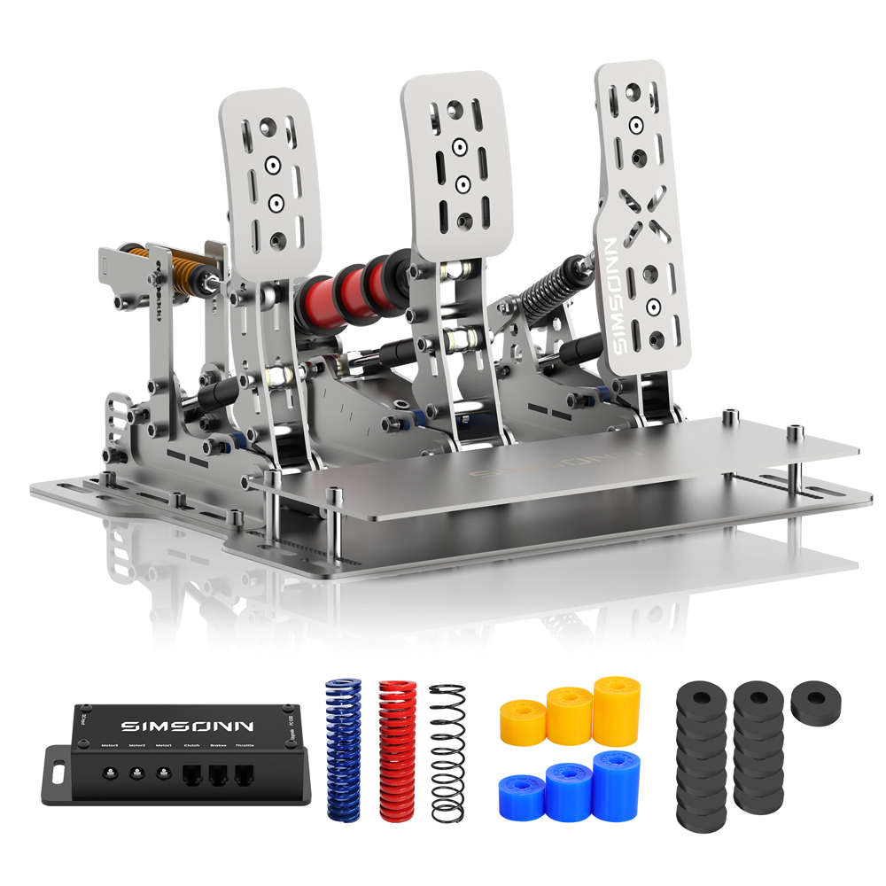 Sliver Plus X P2 P3 Simracing  - Sim Racing Pedals Load Cell Hydraulic 评论和价格