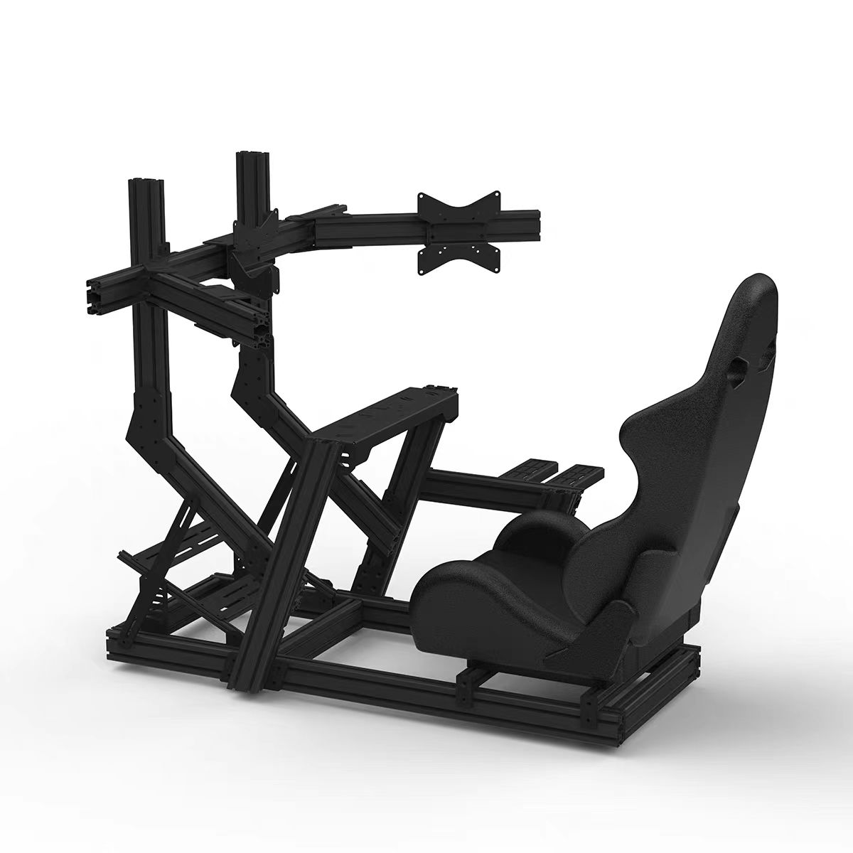 Sim Racing Chassis Stand 6000  - Triple Monitor Stand Sim Racing 评论和价格