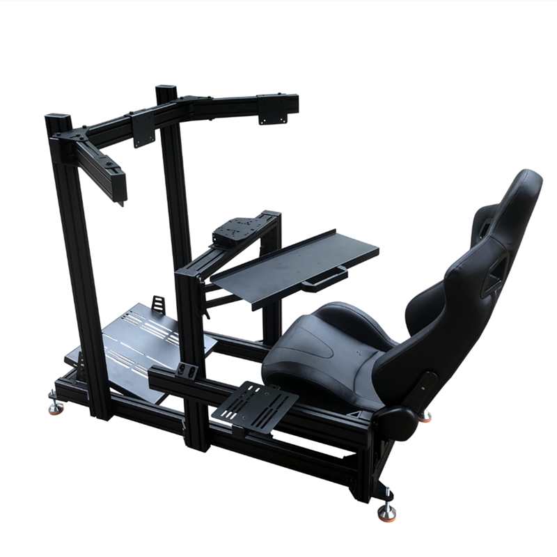 Sim Racing Chassis Stand 6000  - Triple Monitor Stand Sim Racing 评论和价格