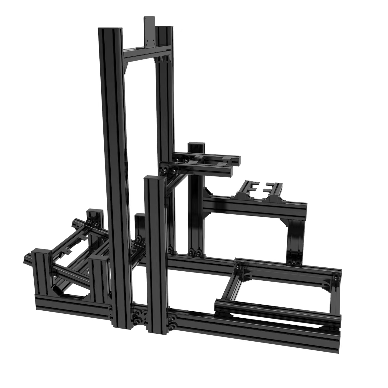 Basic Sim Racing Cockpits Rig  - Triple Monitor Stand Sim Racing 评论和价格
