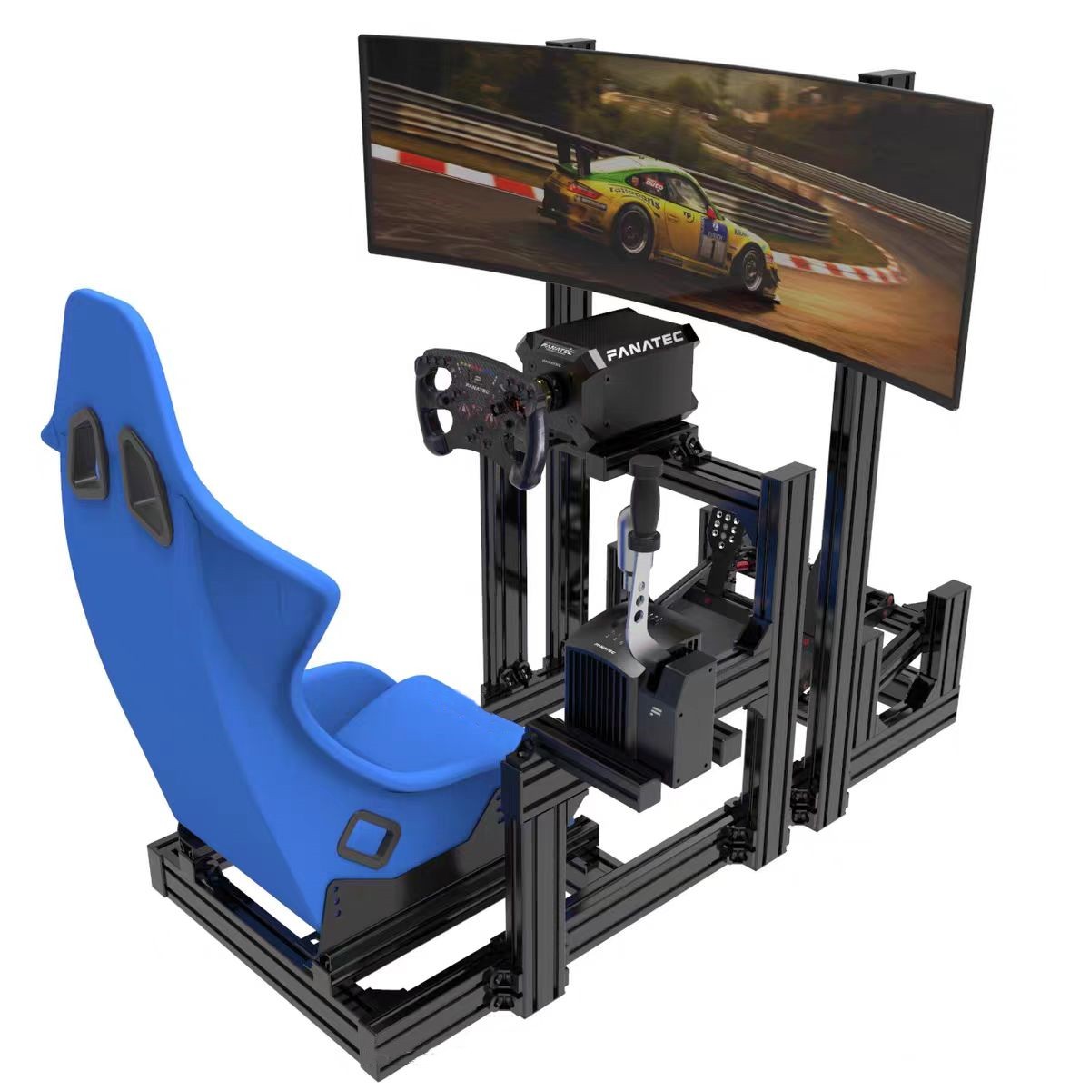 Basic Sim Racing Cockpits Rig  - Triple Monitor Stand Sim Racing 评论和价格