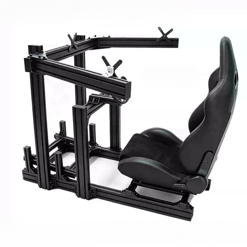 No Shake Standalone & Cockpit  - Triple Monitor Stand Sim Racing 评论和价格