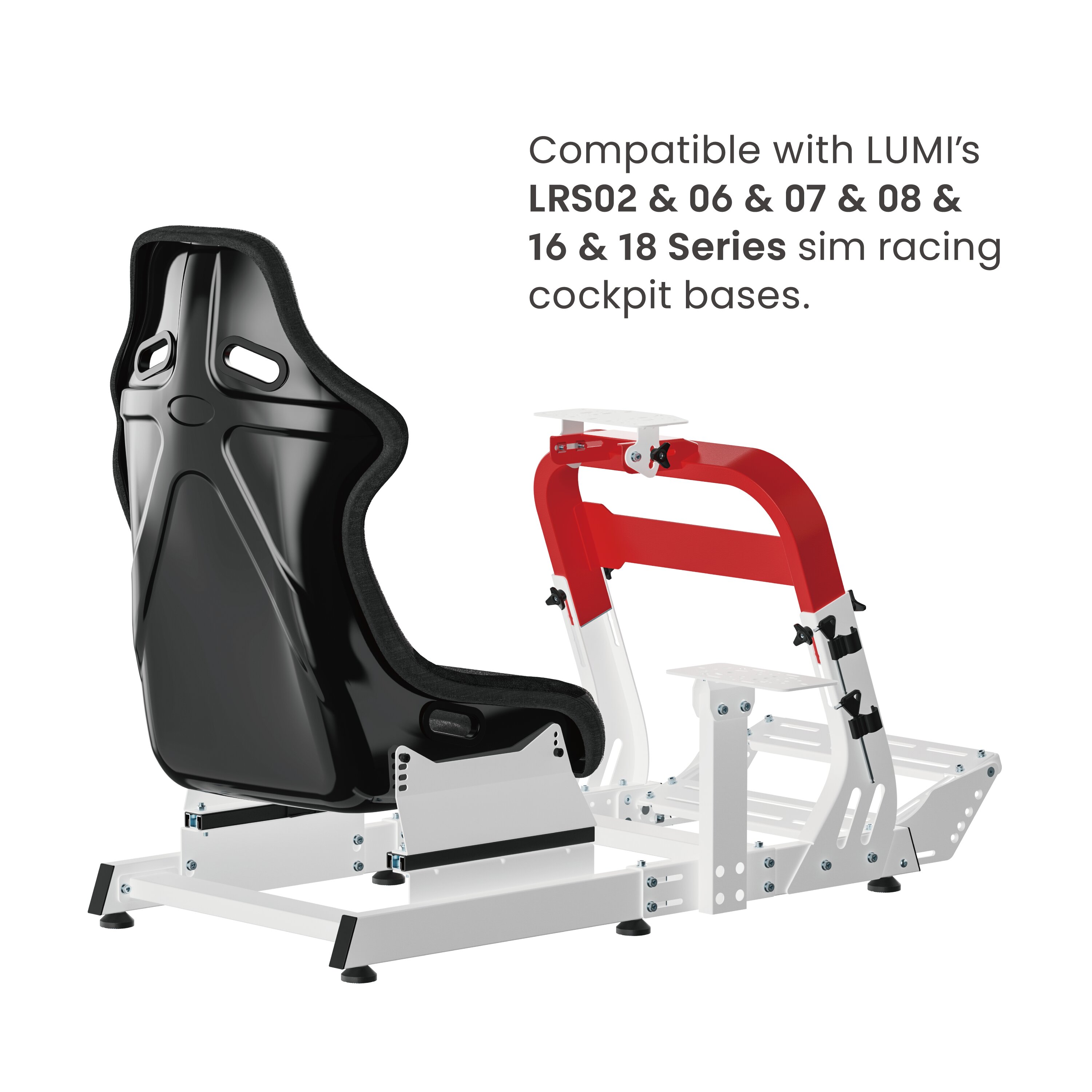 LRA01-BS03 Racing Simulator Ga - Sim Racing Seat Bucket Cockpit 评论和价格