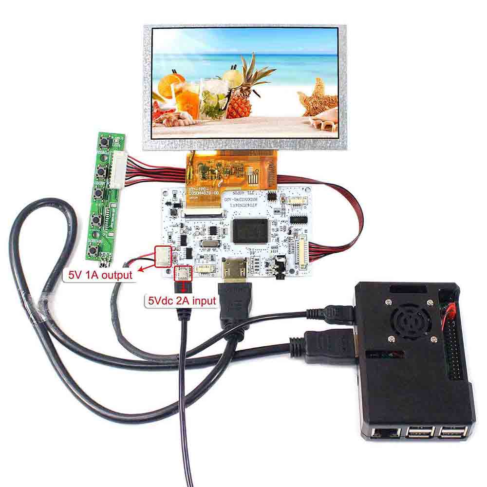 HD LCD Controller Board with 5 - Sim Racing Dashboard Screen Display 评论和价格