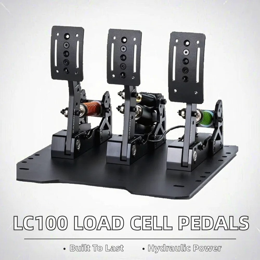 LC100 Aluminum Alloy Wired 200 - Sim Racing Pedals Load Cell Hydraulic 评论和价格