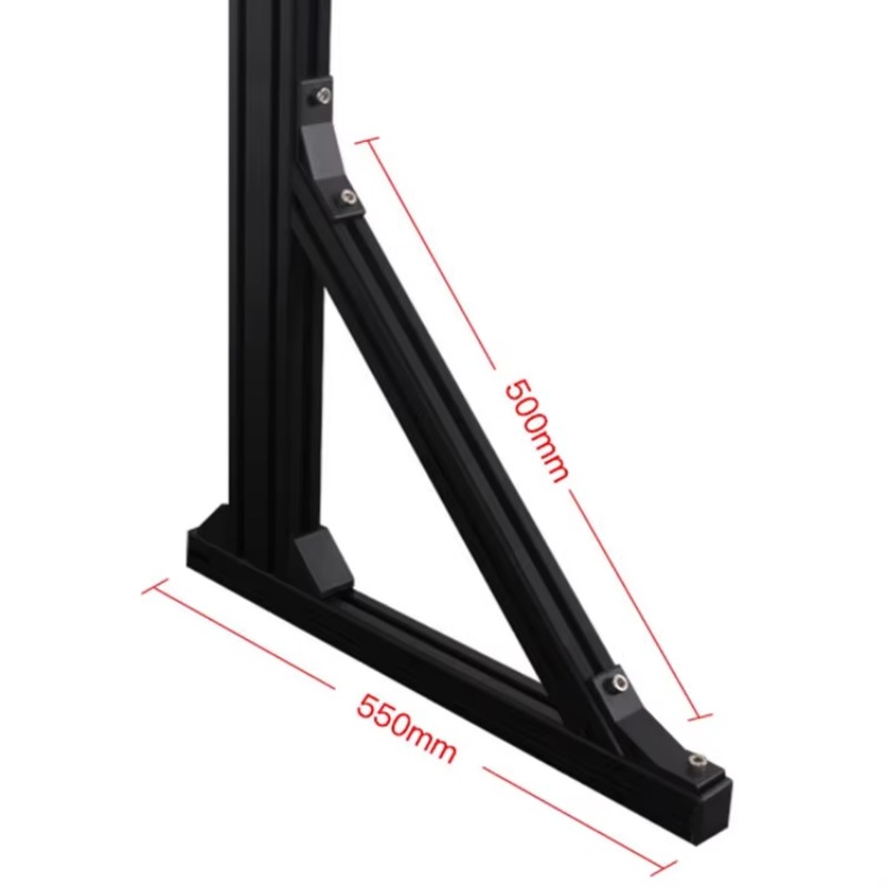 Size Aluminum Profile Sim Rig  - Triple Monitor Stand Sim Racing 评论和价格