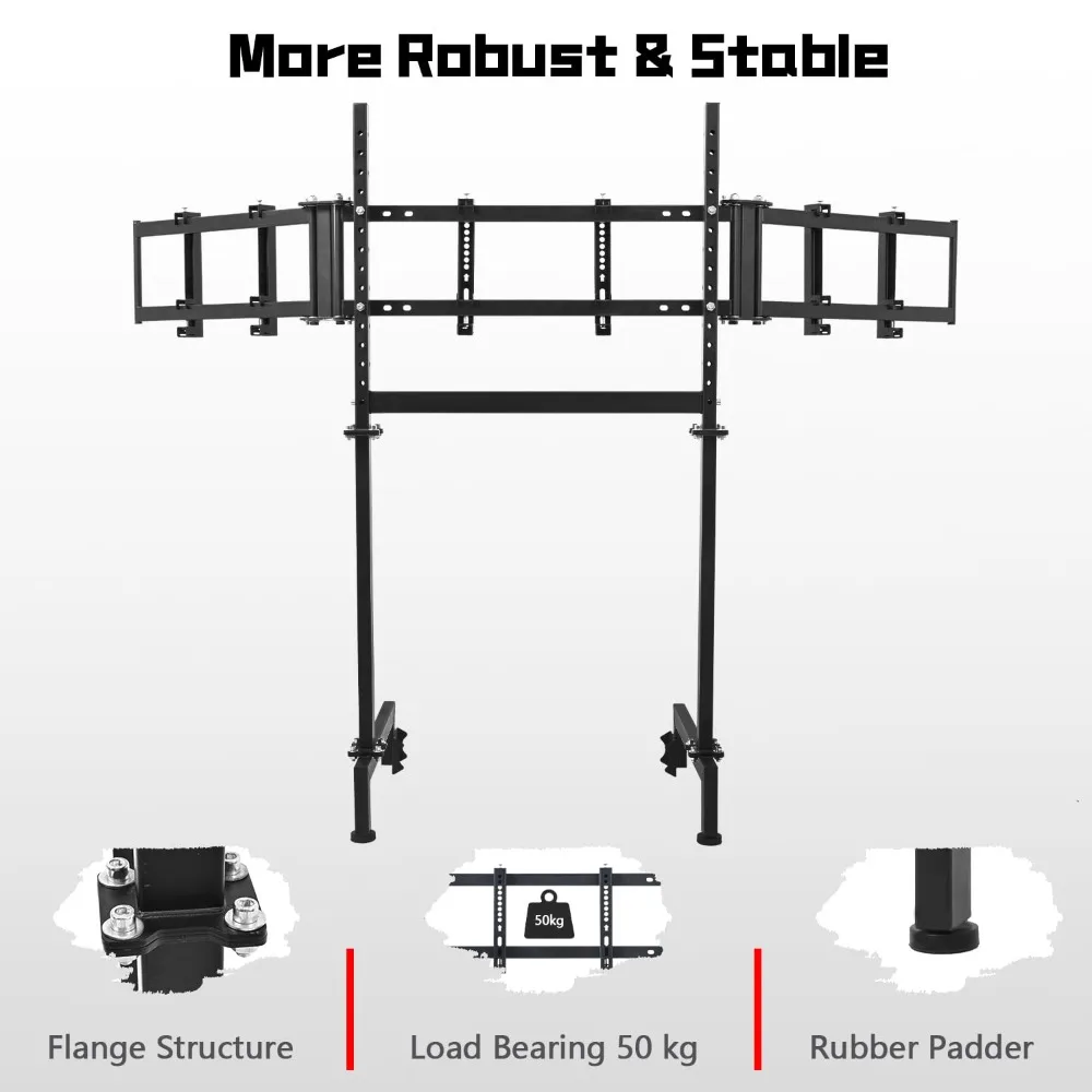 sim racing triple M stand with - Triple Monitor Stand Sim Racing 评论和价格