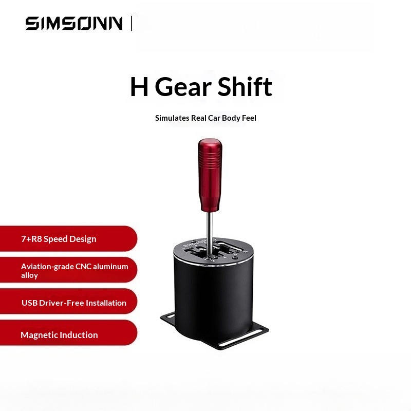 SIMSONN Upgraded 7+R Long Base - H Pattern Shifter Usb Sim Racing 评论和价格