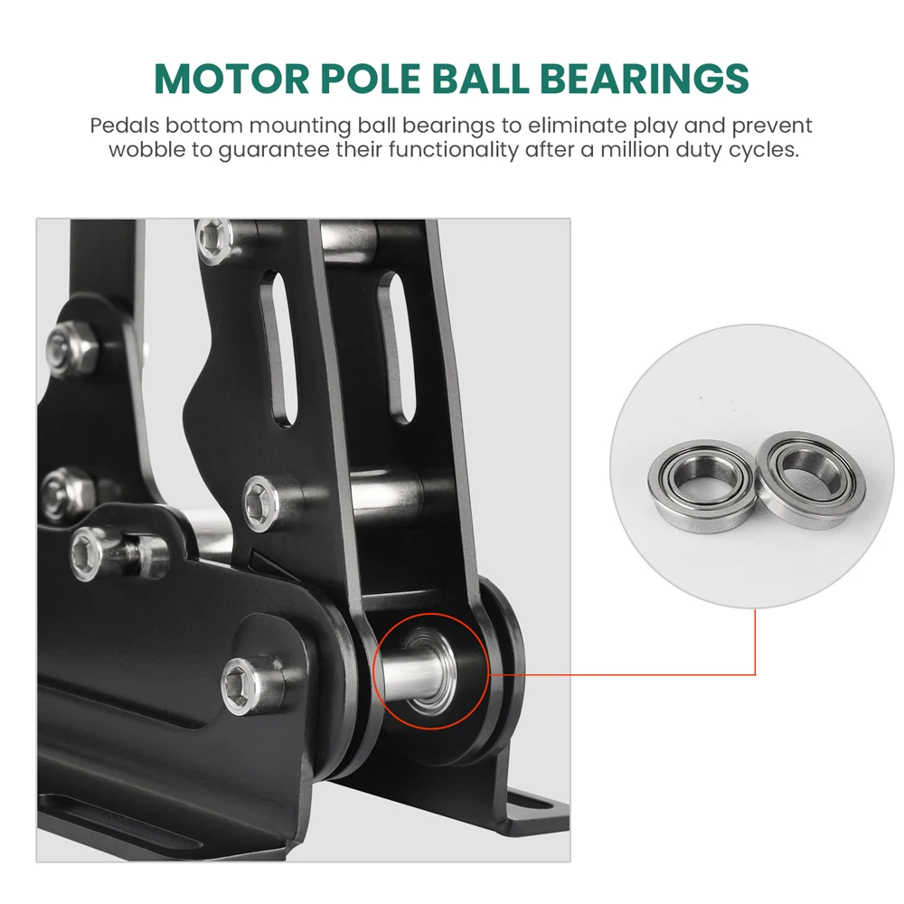 Pedals Sim Racing Pedals PC Ra - Sim Racing Pedals Load Cell Hydraulic 评论和价格