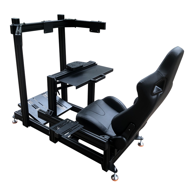 Sim Rig Aluminum Extrusion 408 - Triple Monitor Stand Sim Racing 评论和价格