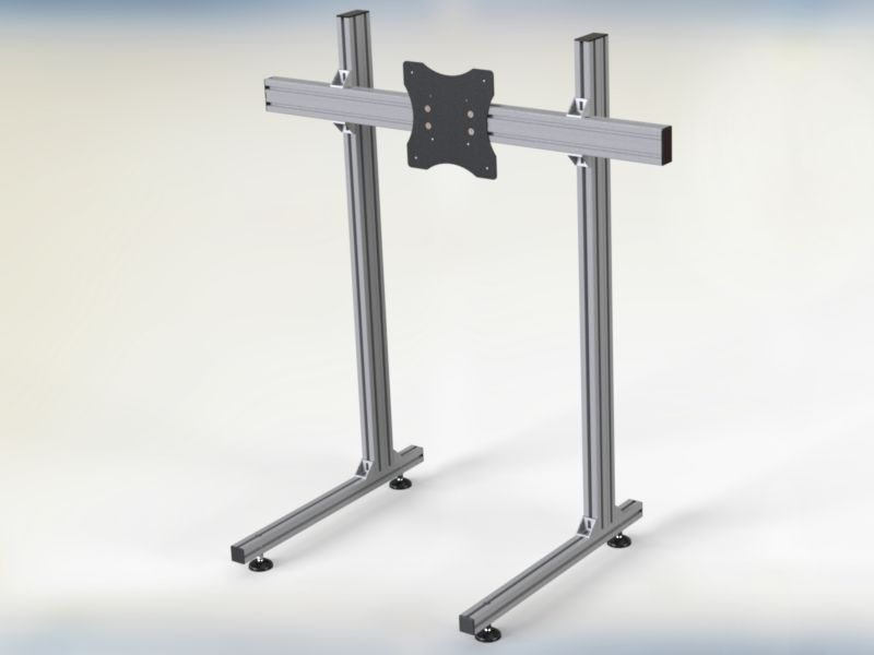4040 T Slot Aluminum Extruded  - Triple Monitor Stand Sim Racing 评论和价格