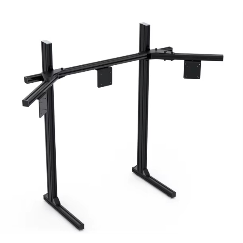 Three- Screen Monitor Stand Si - Triple Monitor Stand Sim Racing 评论和价格