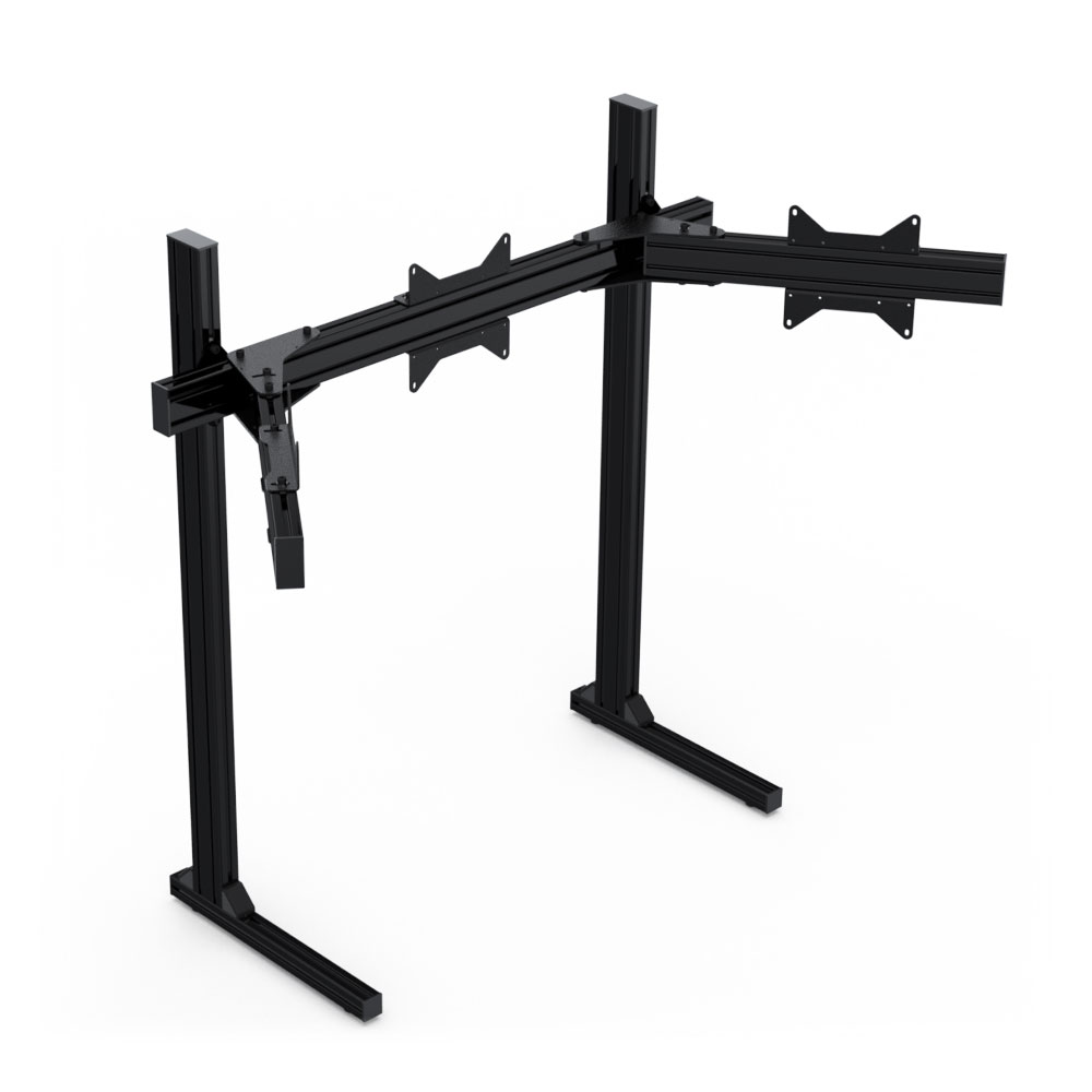 Three- Screen Monitor Stand Si - Triple Monitor Stand Sim Racing 评论和价格