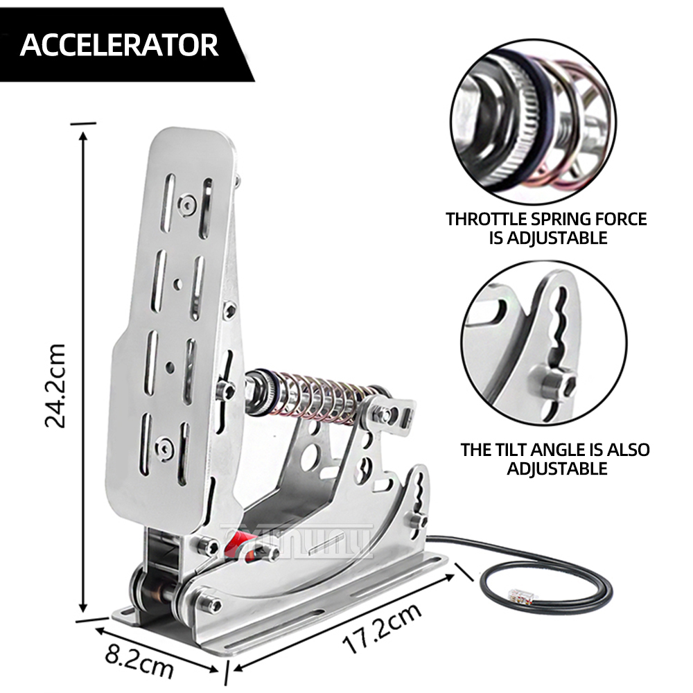 Sim Racing Pedal PC Racing Sim - Sim Racing Pedals Load Cell Hydraulic 评论和价格